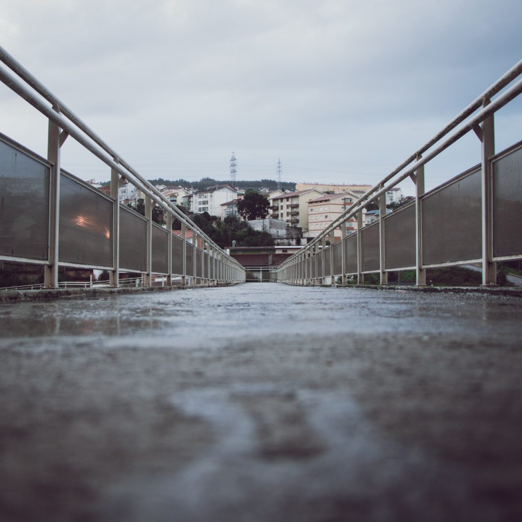Concrete slab surface